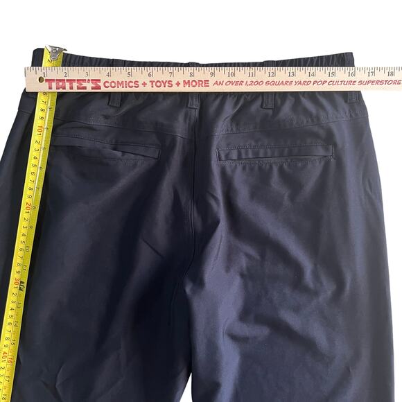 Marc New York Andrew Marc Black Stretch Pants 34x32 Mens Slim Fit Trousers - Picture 5 of 14